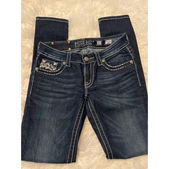 Miss Me Jeans Miss Me Size 27 Skinny Jeans Inseam 33 Low Rise Nwot